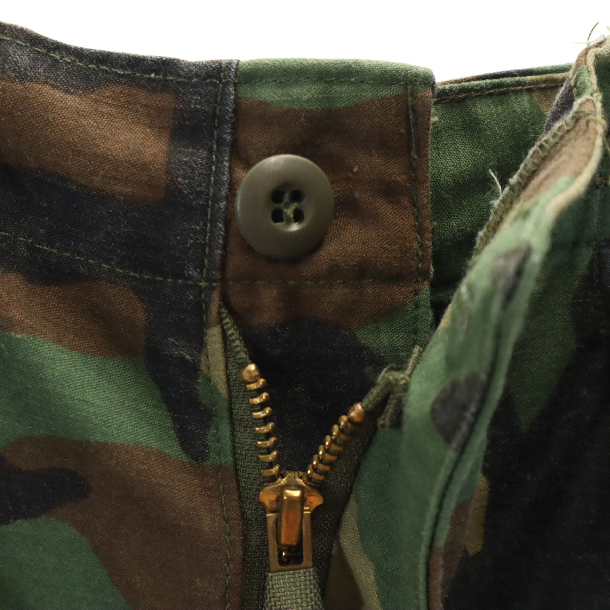 US ARMY アメリカ軍 80s ヴィンテージ DLA ウッドランドカモ カーゴパンツ S ブラウン 迷彩 ミリタリー メンズ