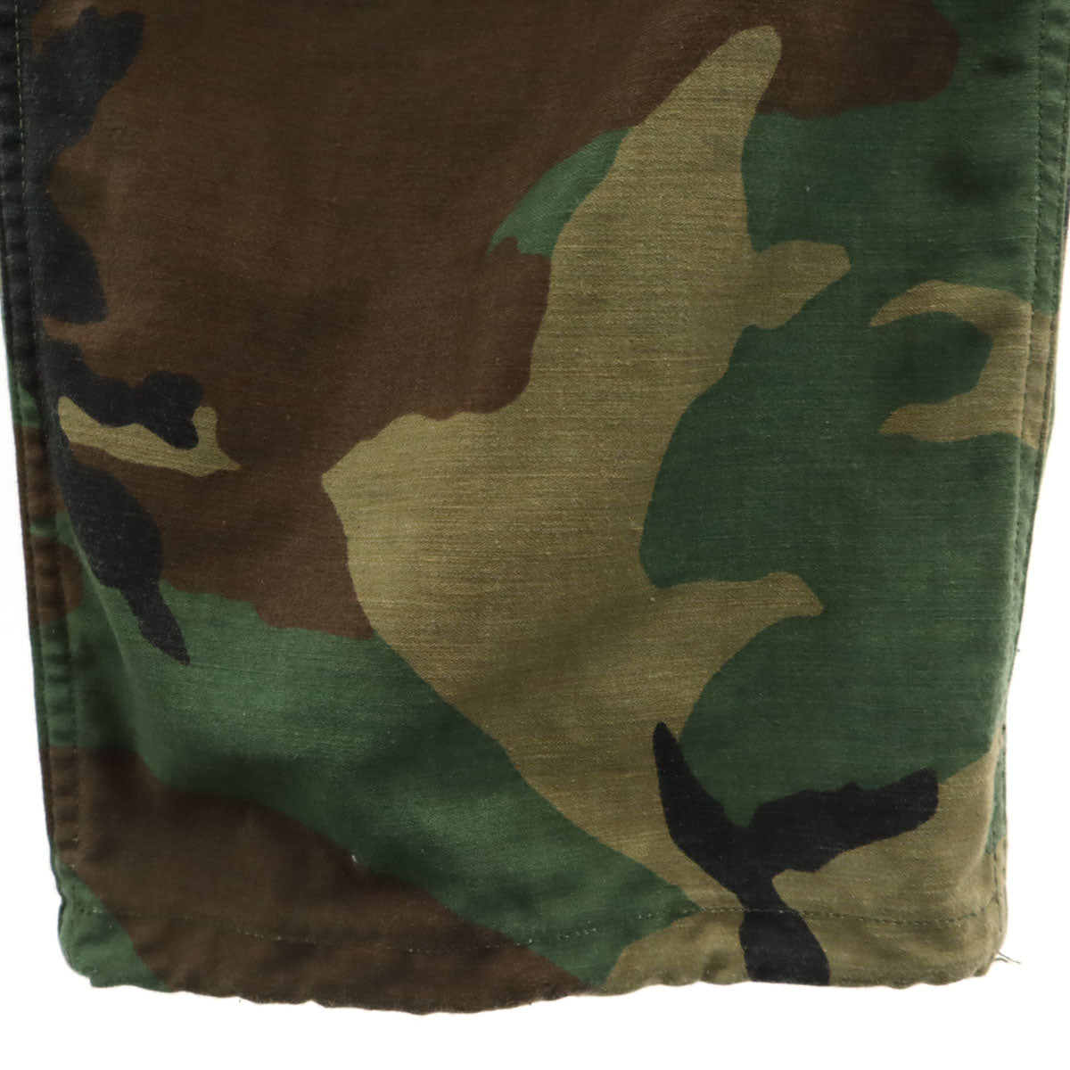 US ARMY アメリカ軍 80s ヴィンテージ DLA ウッドランドカモ カーゴパンツ S ブラウン 迷彩 ミリタリー メンズ