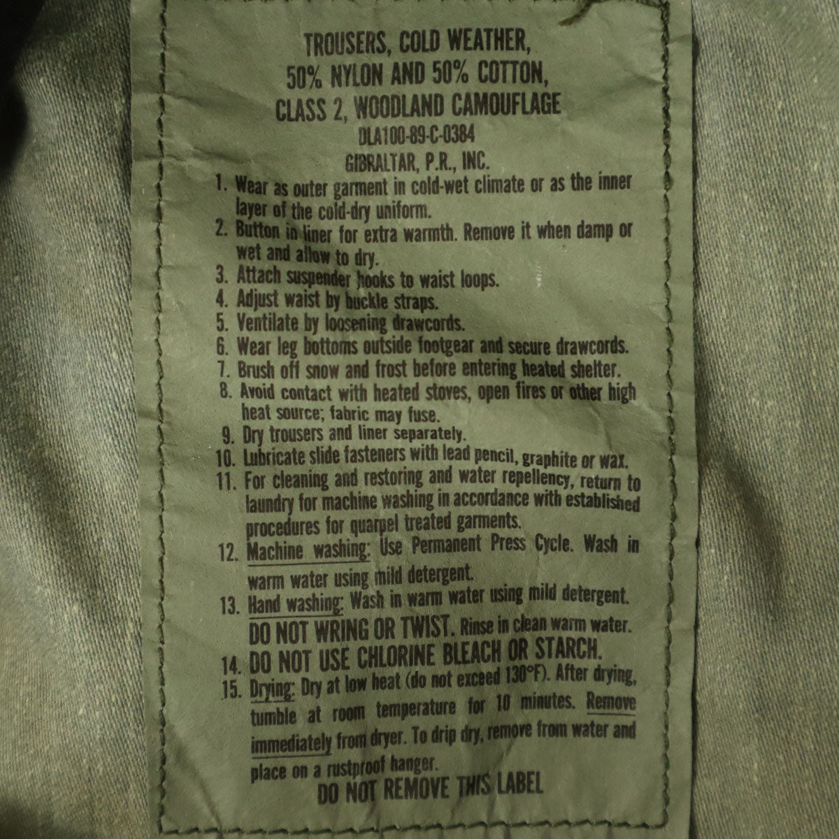 US ARMY アメリカ軍 80s ヴィンテージ DLA ウッドランドカモ カーゴパンツ S ブラウン 迷彩 ミリタリー メンズ