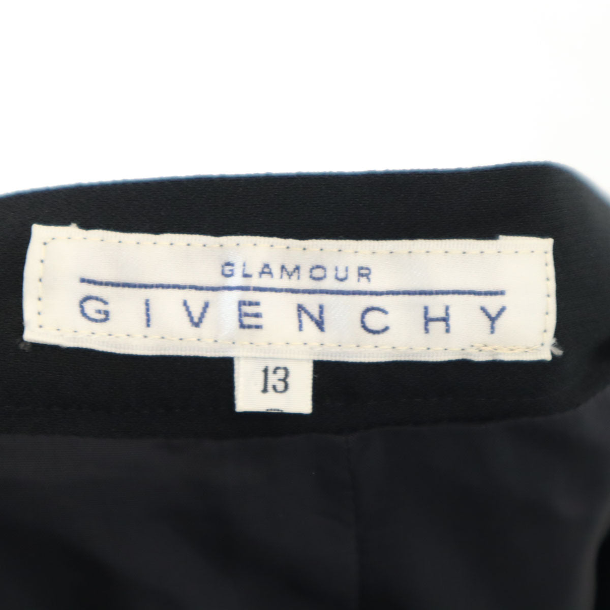 GIVENCHY GLAMOUR ジバンシィ グラマー 90s 日本製 オールド ワイドパンツ 13 ブラック レディース