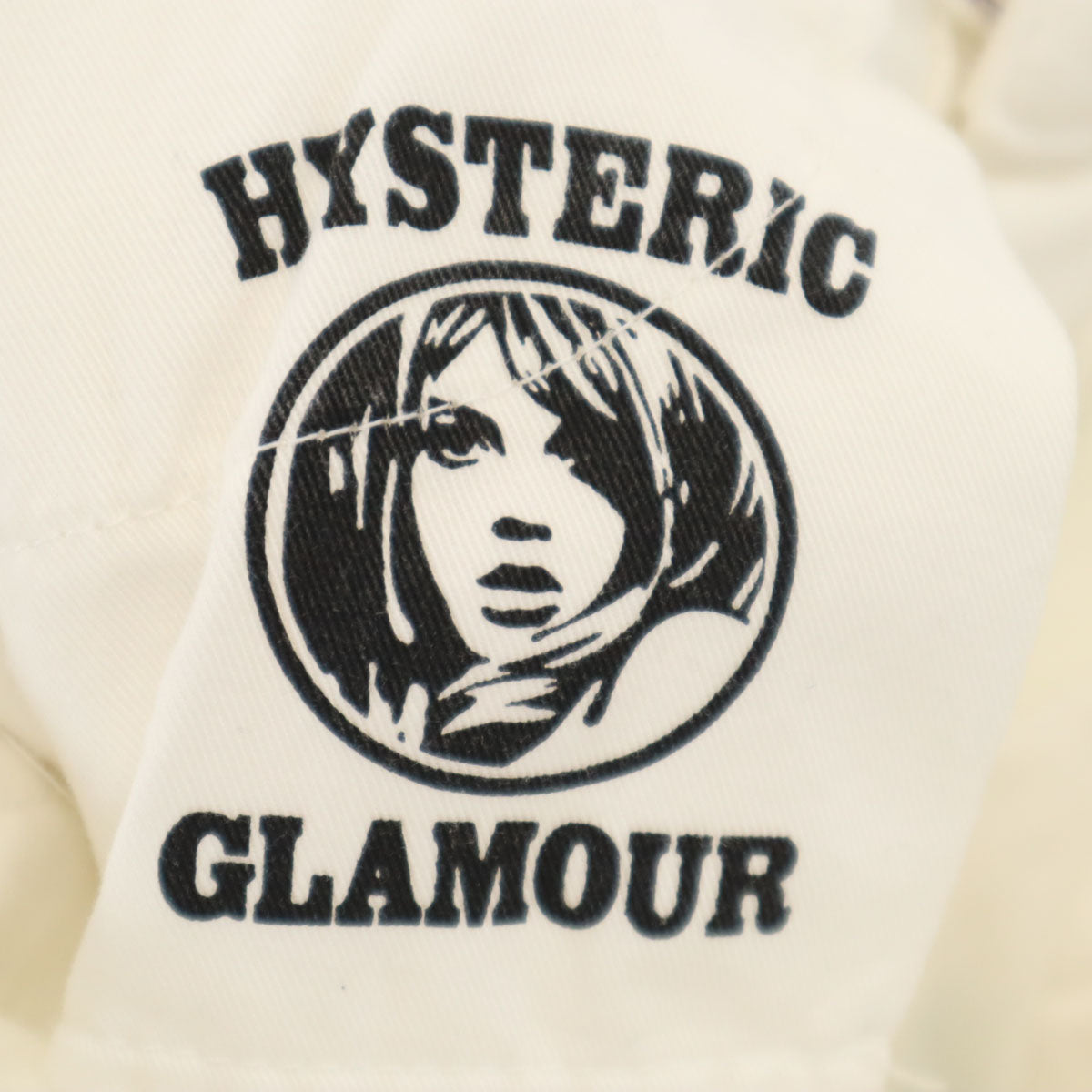 HYSTERIC GLAMOUR ヒステリックグラマー 日本製 スリムパンツ W25 アイボリー レディース