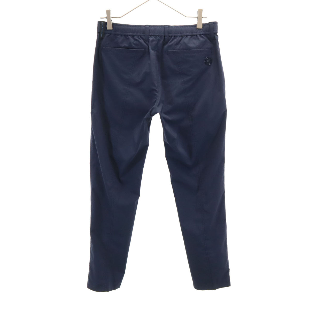 LANVIN SPORT ランバンスポール 日本製 イージーパンツ 38 ネイビー レディース