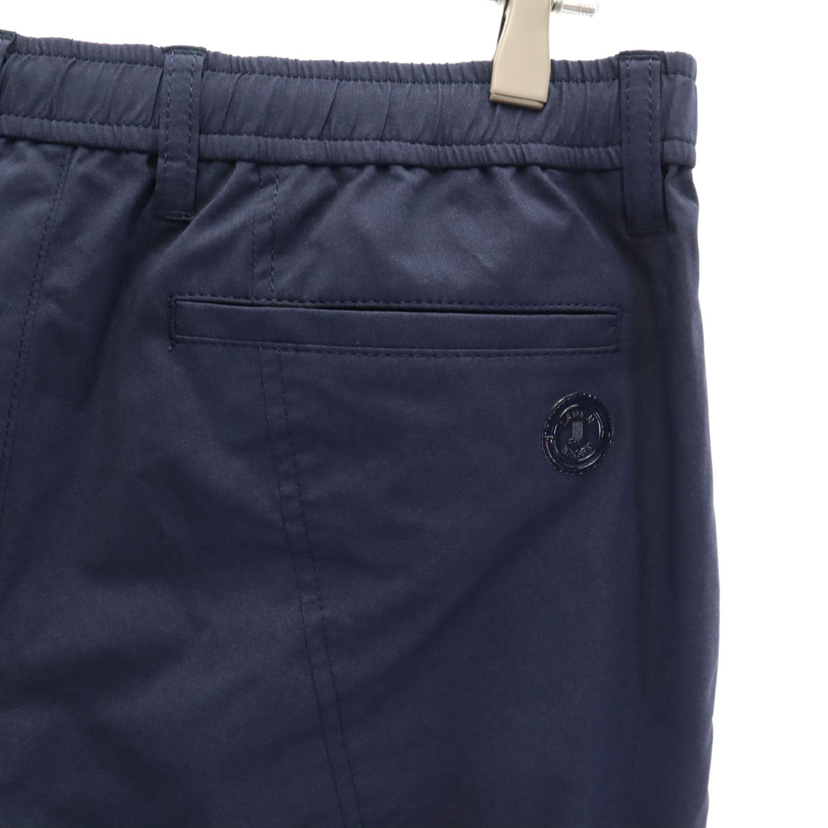 LANVIN SPORT ランバンスポール 日本製 イージーパンツ 38 ネイビー レディース