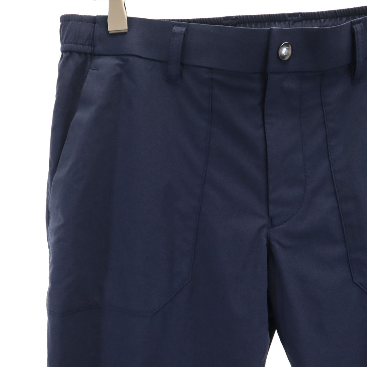 LANVIN SPORT ランバンスポール 日本製 イージーパンツ 38 ネイビー レディース