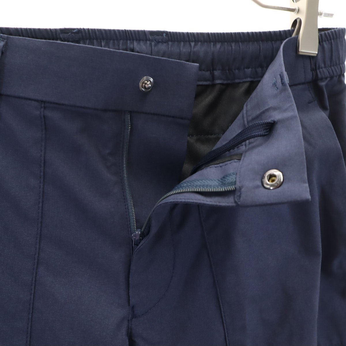 LANVIN SPORT ランバンスポール 日本製 イージーパンツ 38 ネイビー レディース