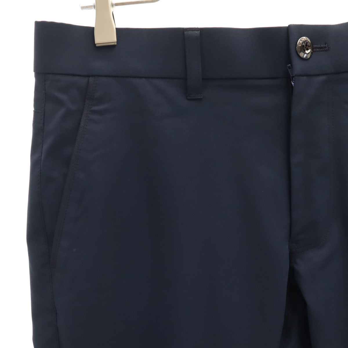 美品 LANVIN SPORT ランバンスポール 日本製 テーパードパンツ 79 ネイビー メンズ