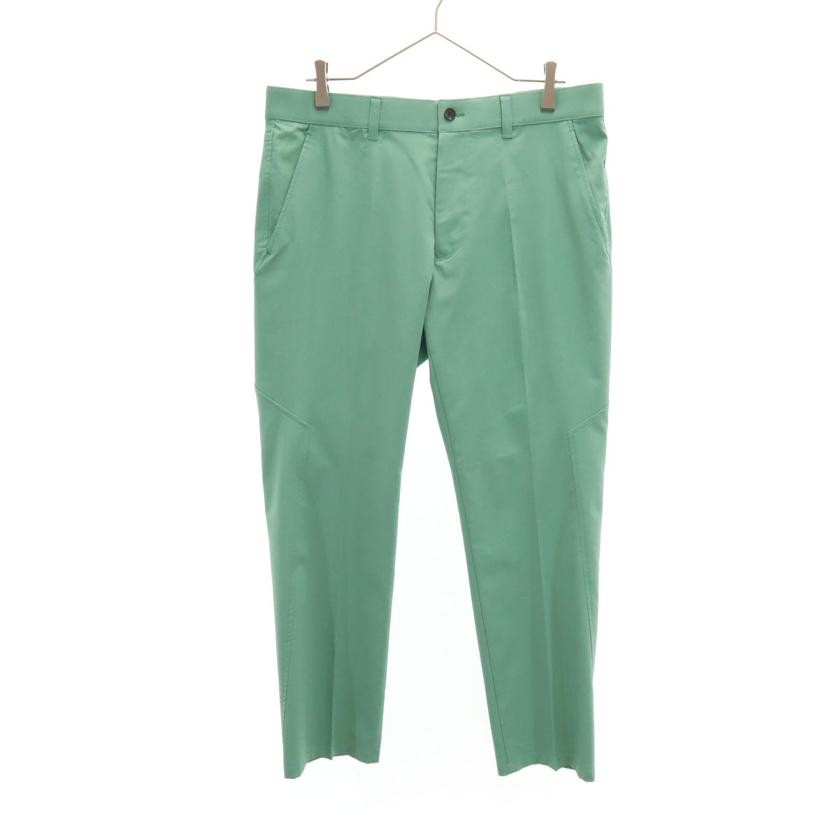 LANVIN SPORT ランバンスポール 日本製 テーパードパンツ 85 エメラルドグリーン メンズ