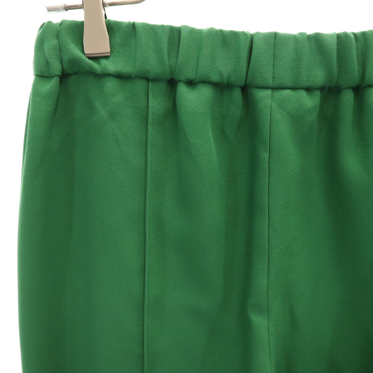 美品 DRESSLAVE ドレスレイブ 日本製 ワイドパンツ 38 グリーン レディース