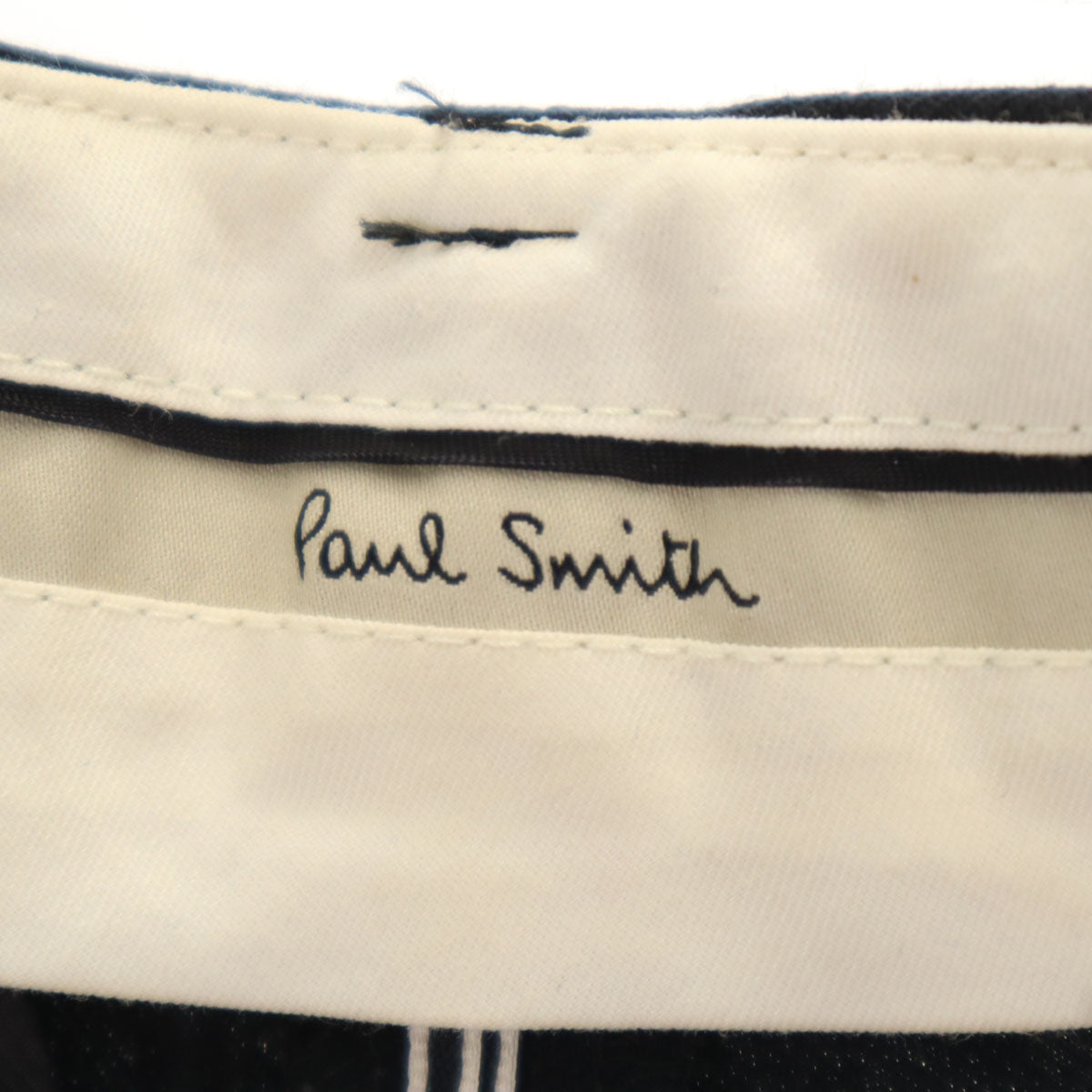 Paul Smith ポールスミス 日本製 スラックスパンツ 38 ブラック レディース