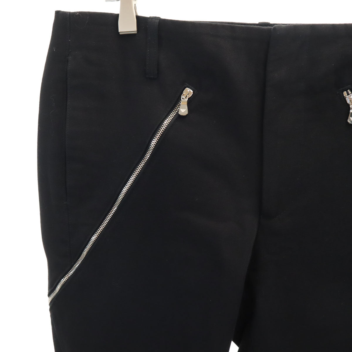Emporio Armani エンポリオアルマーニ ロングパンツ 50 ブラック メンズ