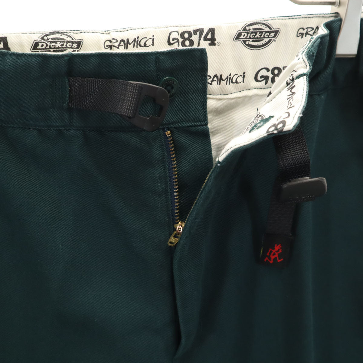 Gramicci グラミチ DICKIES ディッキーズ コラボ 874 クライミングパンツ M 深緑 アウトドア メンズ