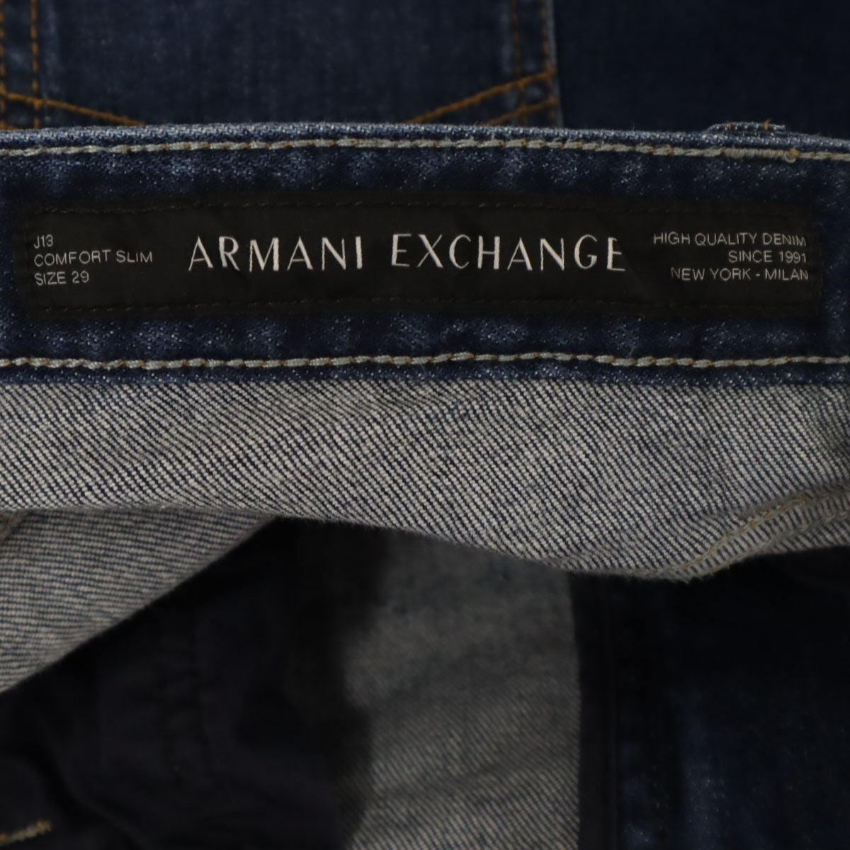 ARMANI EXCHANGE アルマーニエクスチェンジ スリムデニムパンツ W29 ウォッシュブルー ジーンズ メンズ