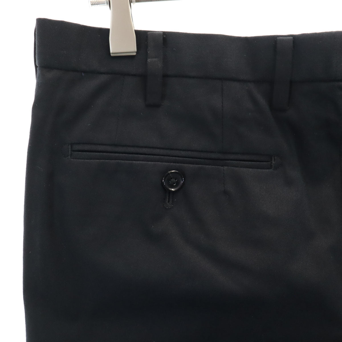 美品 BURBERRY BLACK LABEL バーバリーブラックレーベル スラックスパンツ 73 ブラック 三陽商会 メンズ