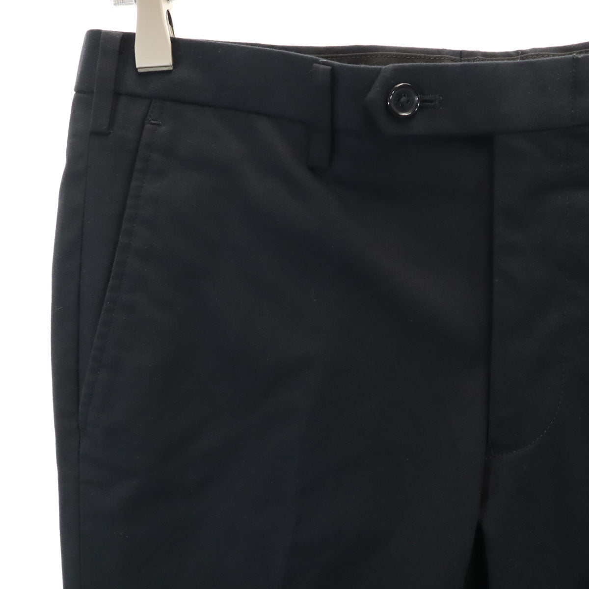 美品 BURBERRY BLACK LABEL バーバリーブラックレーベル スラックスパンツ 73 ブラック 三陽商会 メンズ