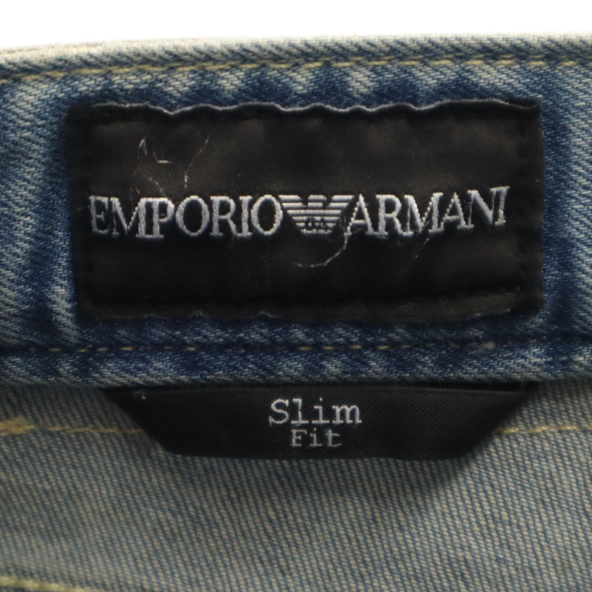 Emporio Armani エンポリオアルマーニ スリムデニムパンツ W31 ブルー ジーンズ メンズ