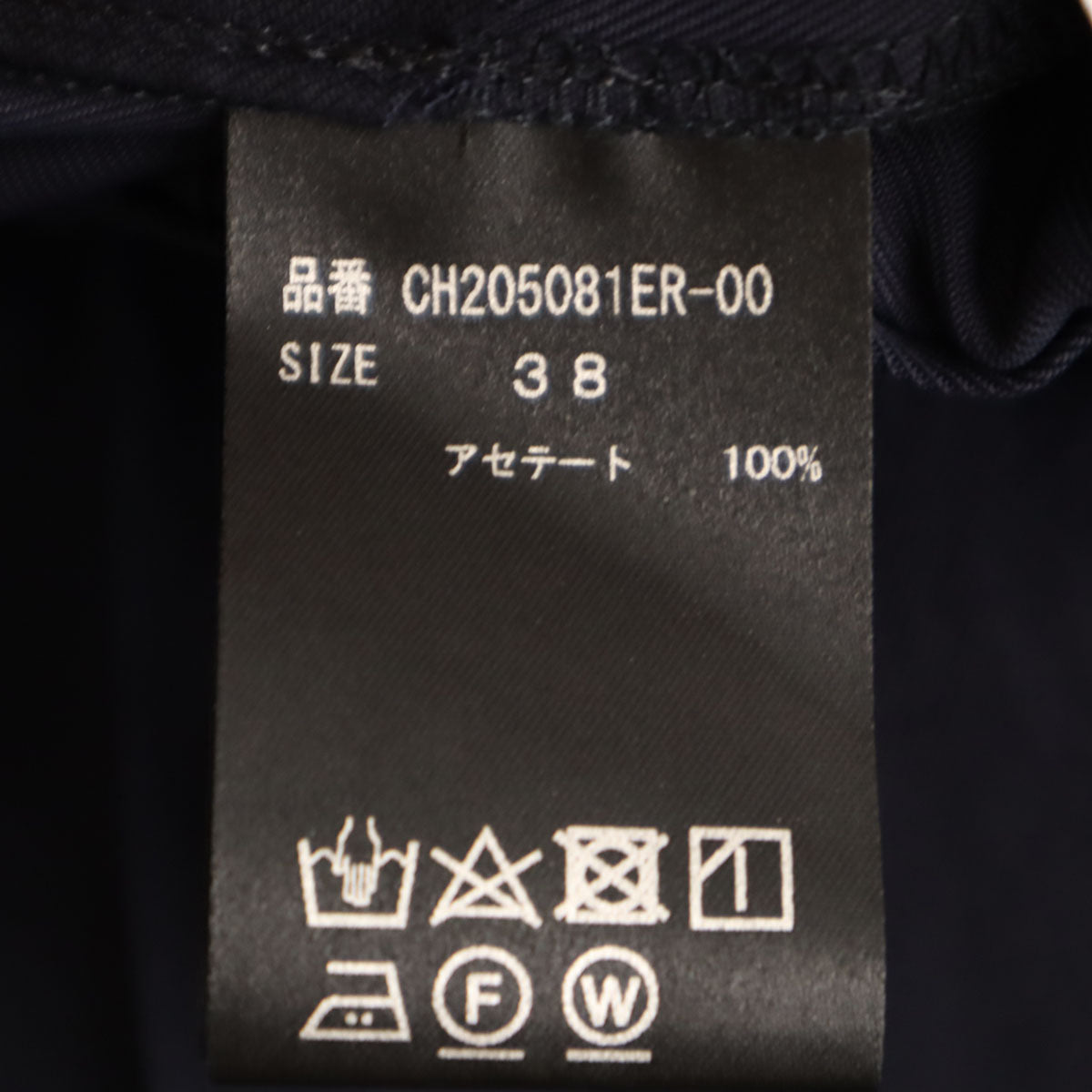 未使用 chaos カオス 日本製 ウイーキー パンツ 38 ネイビー ワイド レディース