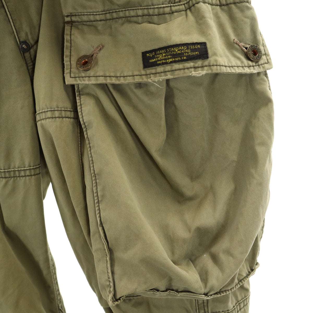 POLO JEANS Ralph Lauren ポロジーンズラルフローレン カーゴパンツ W34 オリーブ メンズ