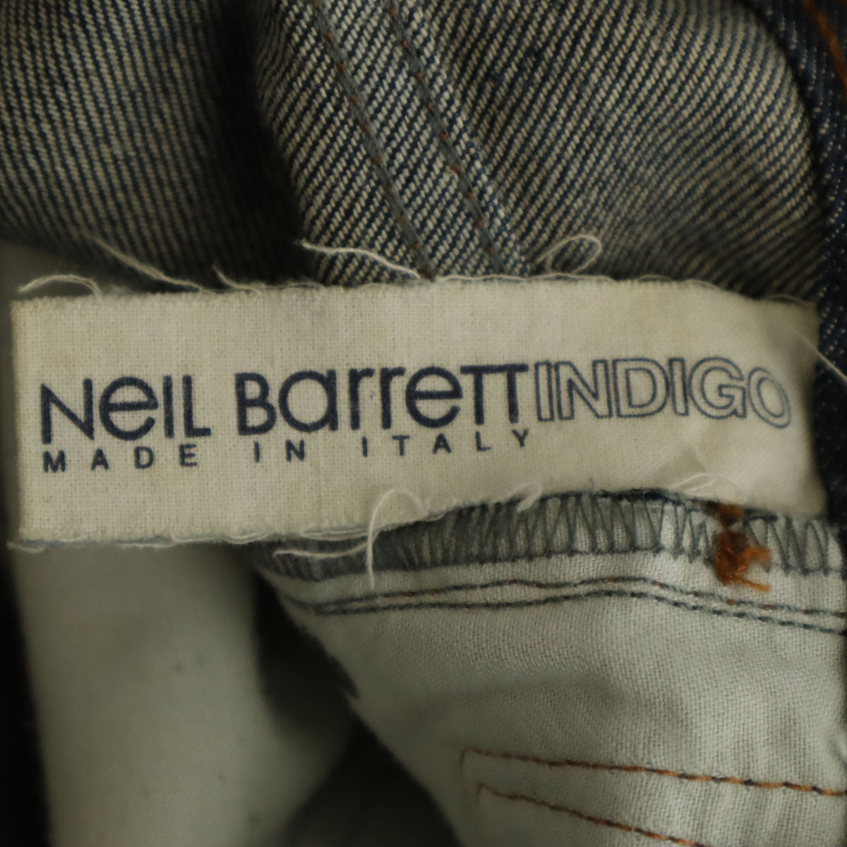 NEIL BARRETT ニールバレット イタリア製 ローライズ スキニーデニムパンツ W29 インディゴ ジーンズ ペインター メンズ