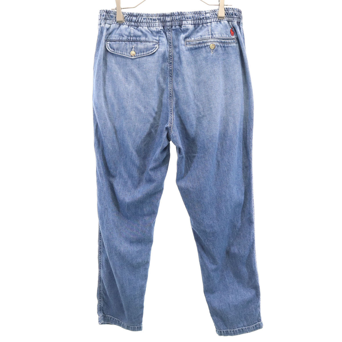 POLO RALPH LAUREN ポロラルフローレン イージー テーパードデニムパンツ M ウォッシュブルー ジーンズ メンズ
