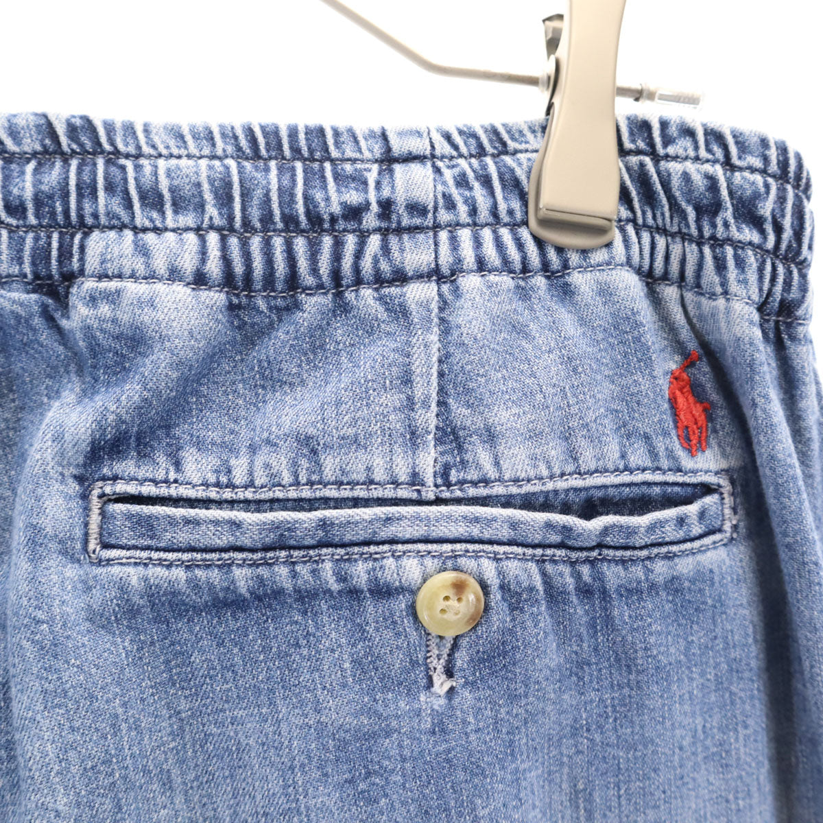 POLO RALPH LAUREN ポロラルフローレン イージー テーパードデニムパンツ M ウォッシュブルー ジーンズ メンズ