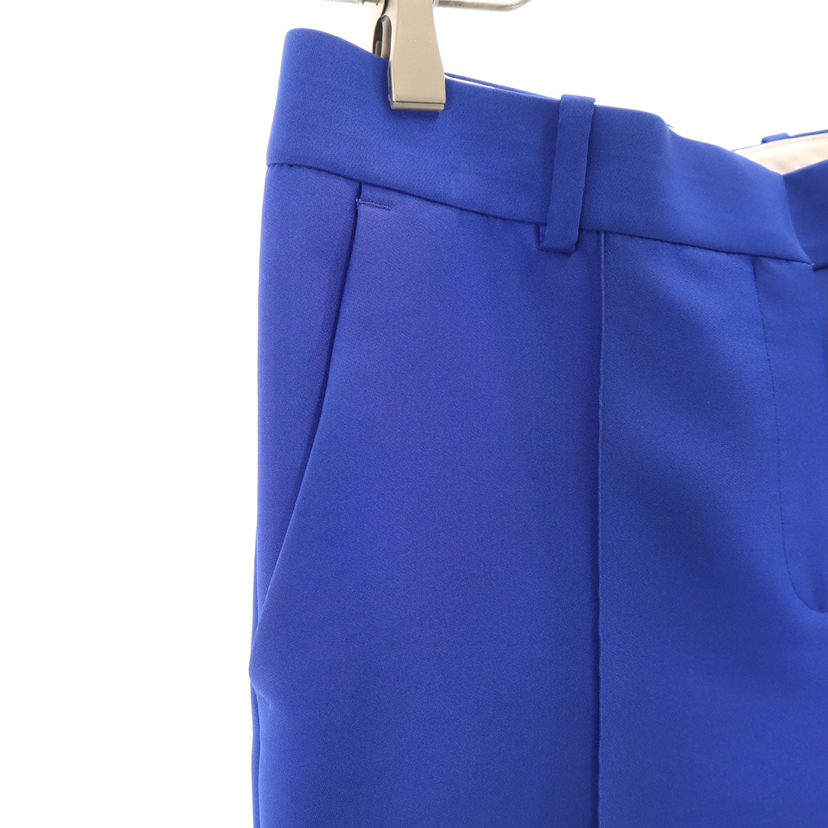 CELINE セリーヌ イタリア製 テーパードパンツ 34 ブルー レディース