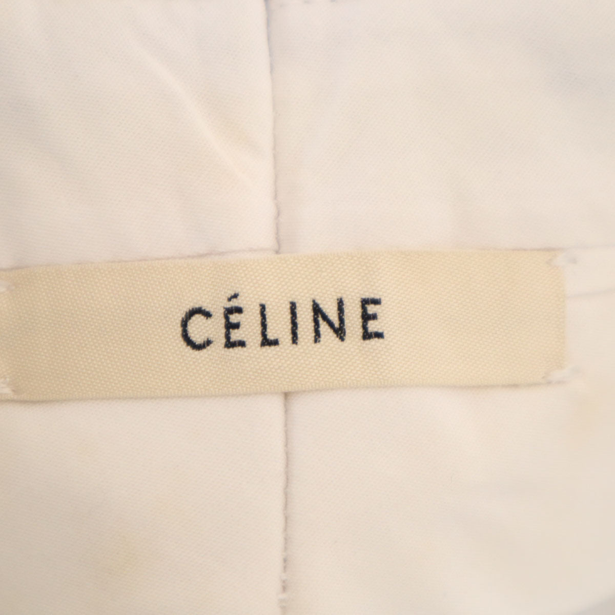 CELINE セリーヌ イタリア製 テーパードパンツ 34 ブルー レディース