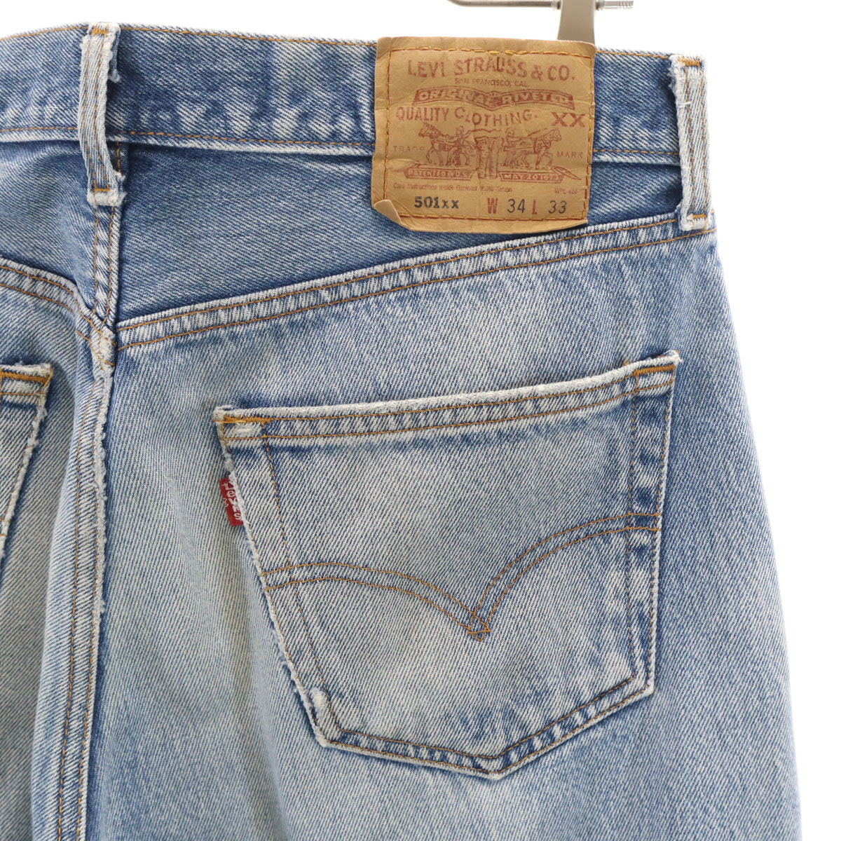 Levi's リーバイス 00s 2000年 501xx ストレートデニムパンツ W34 ブルー ジーンズ メンズ