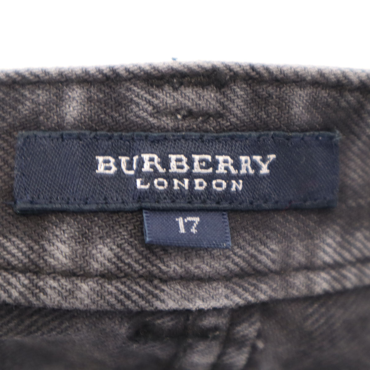 BURBERRY LONDON バーバリーロンドン チェック柄 ロングパンツ 17 チャコールグレー 三陽商会 レディース