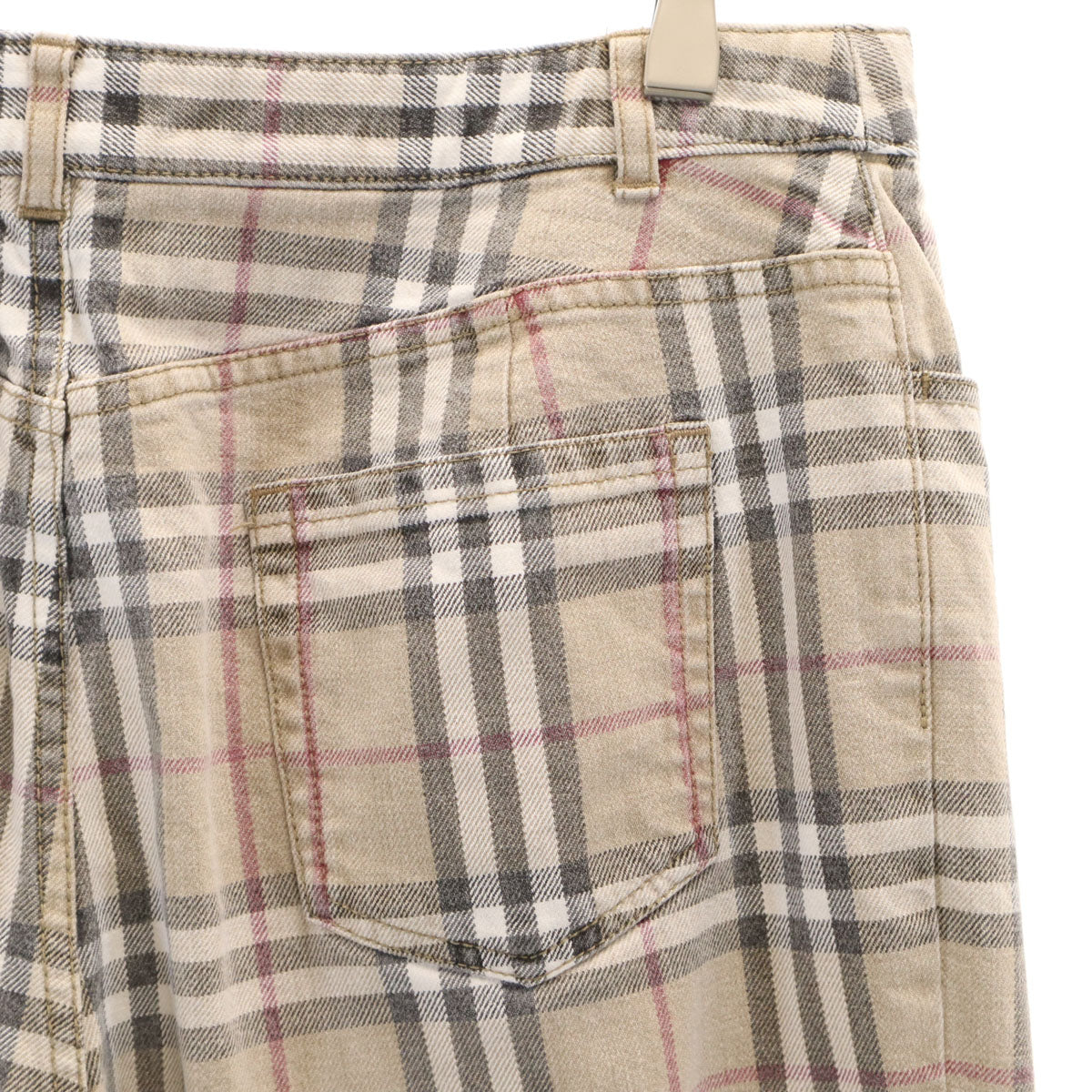 BURBERRY LONDON バーバリーロンドン ノバチェック柄 ロングパンツ 15 ベージュ 三陽商会 レディース