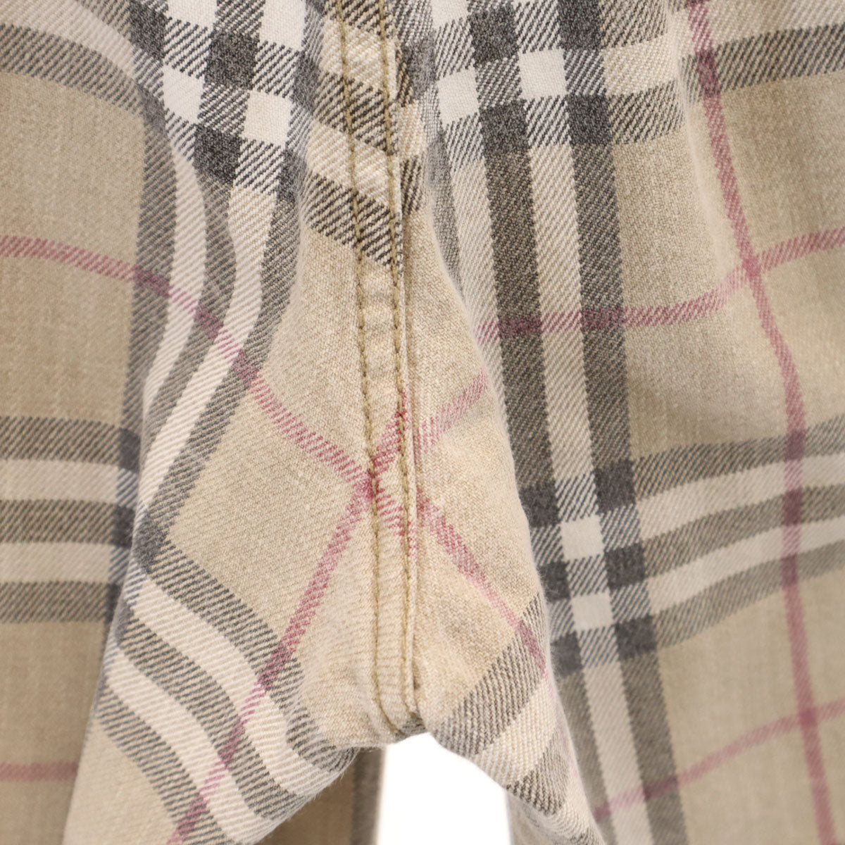 BURBERRY LONDON バーバリーロンドン ノバチェック柄 ロングパンツ 15 ベージュ 三陽商会 レディース