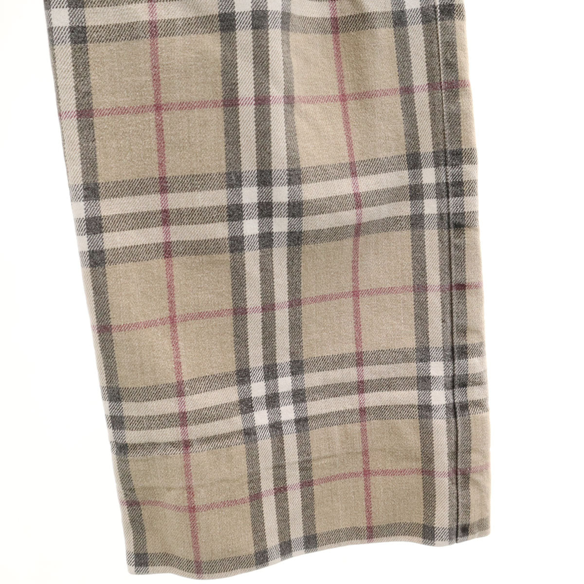 BURBERRY LONDON バーバリーロンドン ノバチェック柄 ロングパンツ 15 ベージュ 三陽商会 レディース