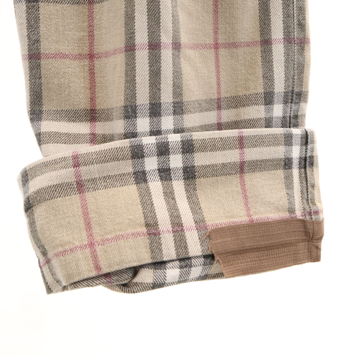 BURBERRY LONDON バーバリーロンドン ノバチェック柄 ロングパンツ 15 ベージュ 三陽商会 レディース