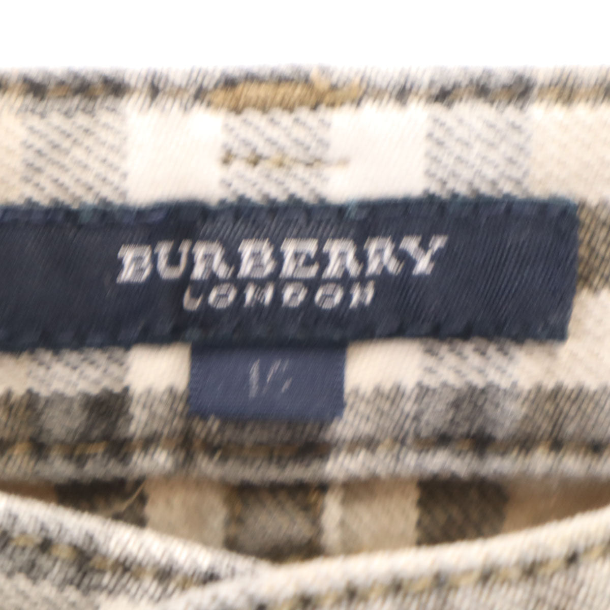 BURBERRY LONDON バーバリーロンドン ノバチェック柄 ロングパンツ 15 ベージュ 三陽商会 レディース