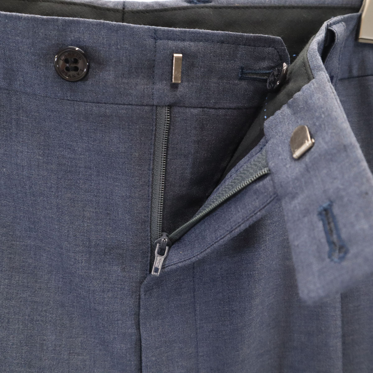 LANVIN LA COLLECTION ランバンコレクション 日本製 スラックスパンツ 94 ネイビー メンズ
