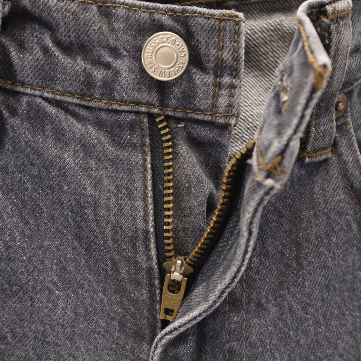Levi's リーバイス 503-03 日本製 デニムパンツ W30 ブラック系 ジーンズ メンズ