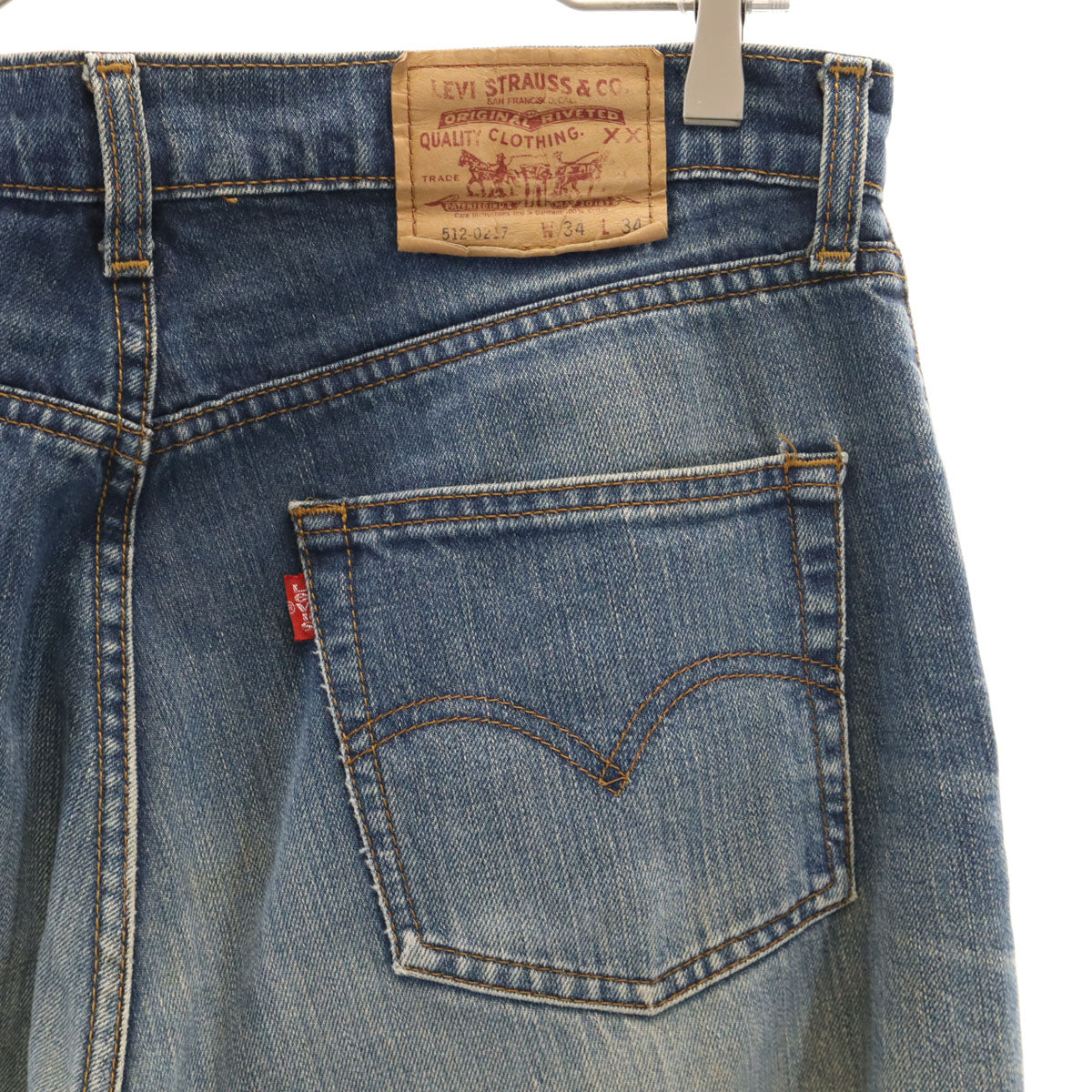 Levi's リーバイス 512-0217 デニムパンツ W34 ブルー ジーンズ メンズ