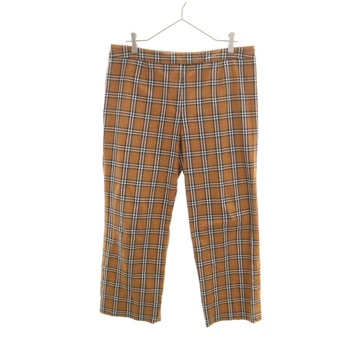 BURBERRY LONDON バーバリーロンドン チェック柄 ロングパンツ 15 ブラウン 三陽商会 レディース