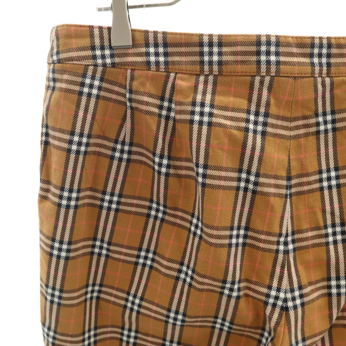 BURBERRY LONDON バーバリーロンドン チェック柄 ロングパンツ 15 ブラウン 三陽商会 レディース