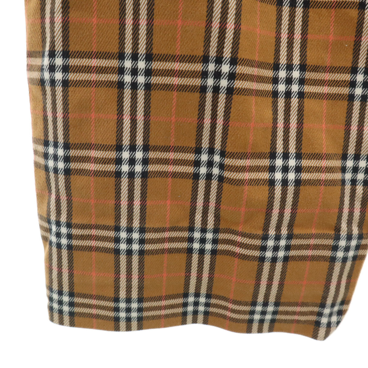 BURBERRY LONDON バーバリーロンドン チェック柄 ロングパンツ 15 ブラウン 三陽商会 レディース