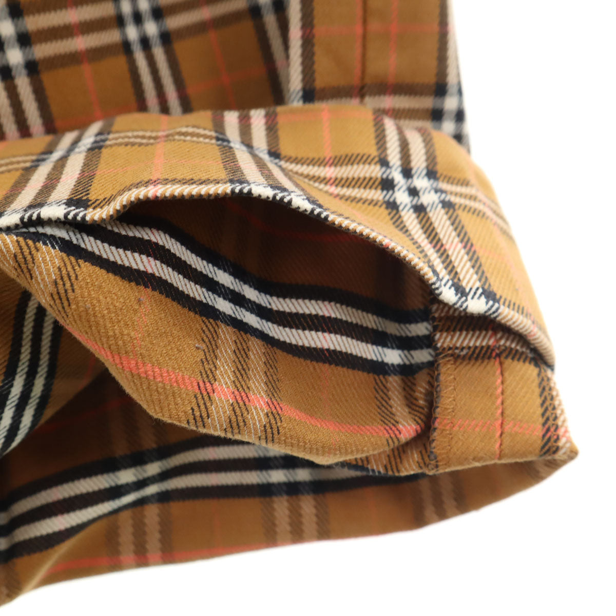 BURBERRY LONDON バーバリーロンドン チェック柄 ロングパンツ 15 ブラウン 三陽商会 レディース