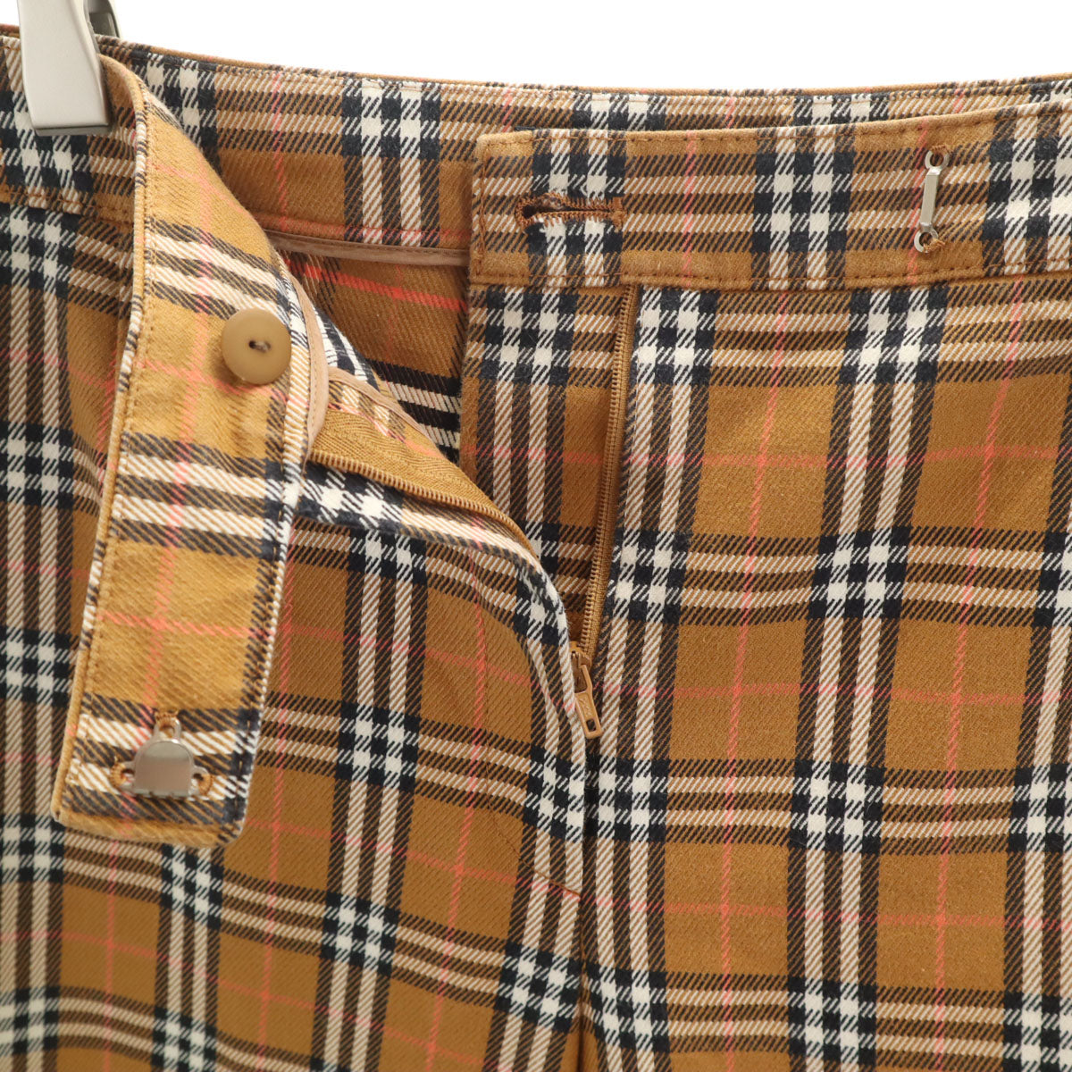 BURBERRY LONDON バーバリーロンドン チェック柄 ロングパンツ 15 ブラウン 三陽商会 レディース