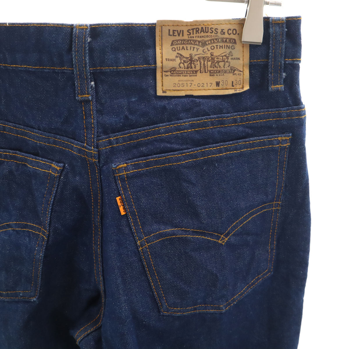 Levi's リーバイス 20517-0217 オレンジタブ ブーツカットデニムパンツ W30 ウォッシュブルー ジーンズ レディース
