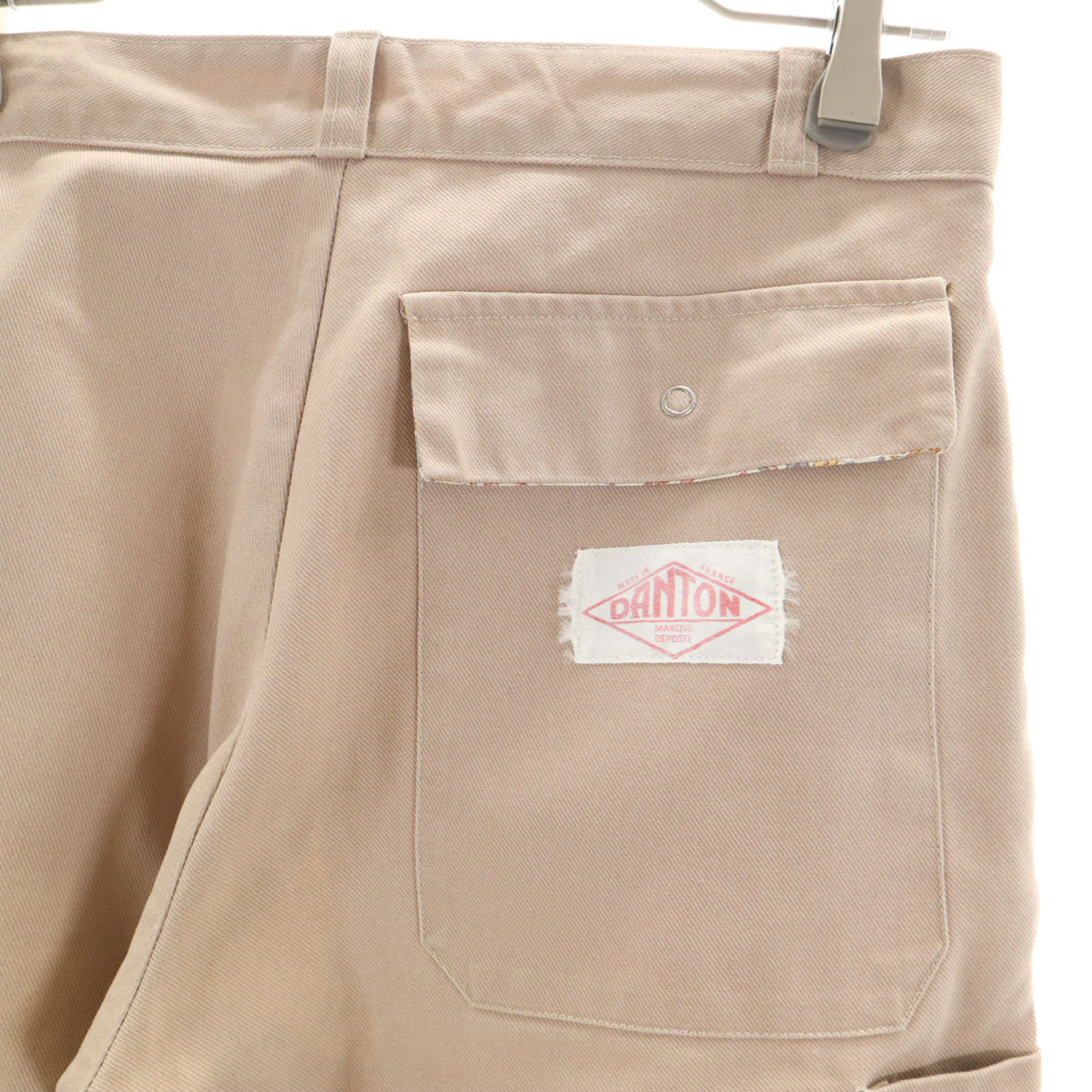 Danton ダントン フランス製 sese IENA セセ イエナ別注 ワークパンツ 38 ベージュ レディース