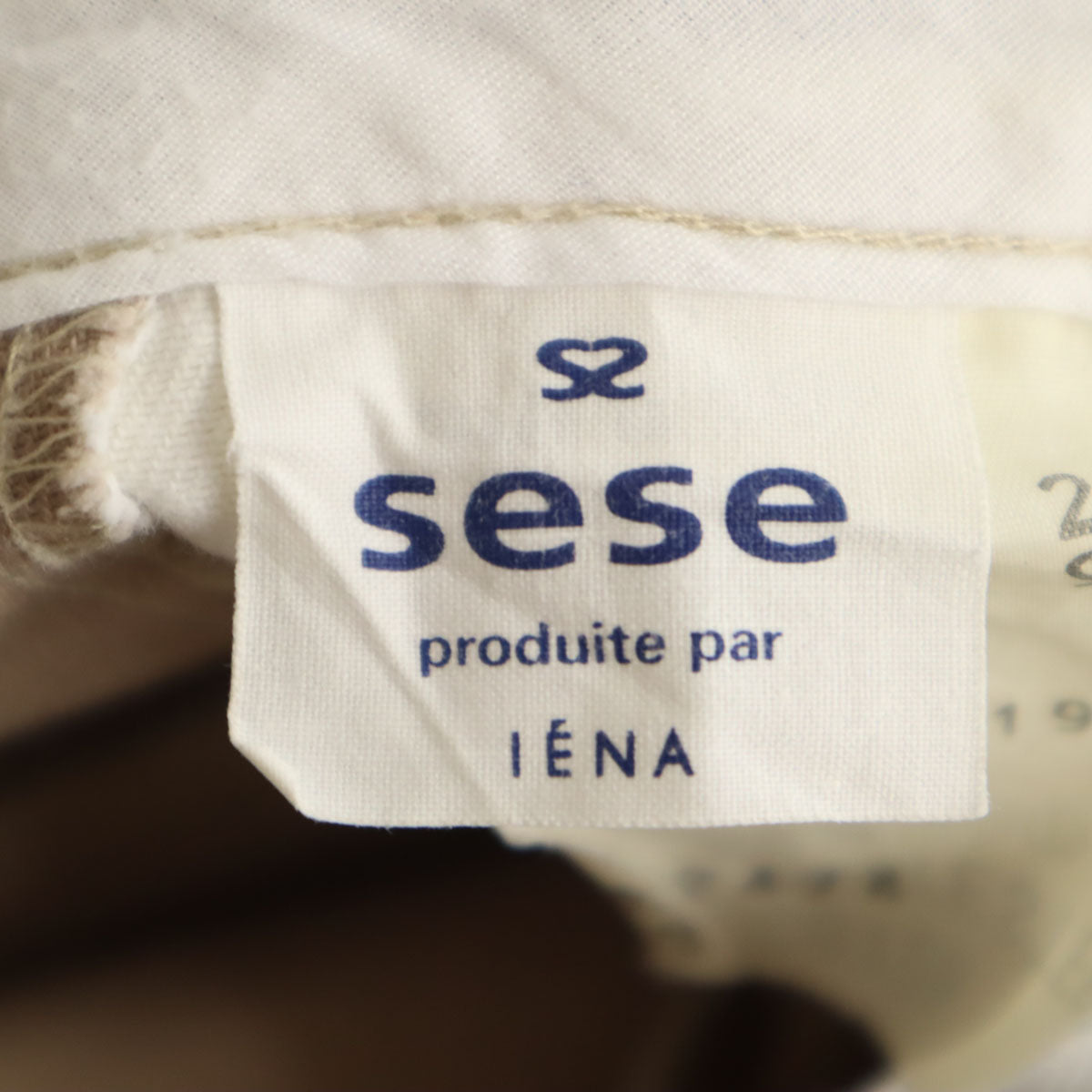 Danton ダントン フランス製 sese IENA セセ イエナ別注 ワークパンツ 38 ベージュ レディース