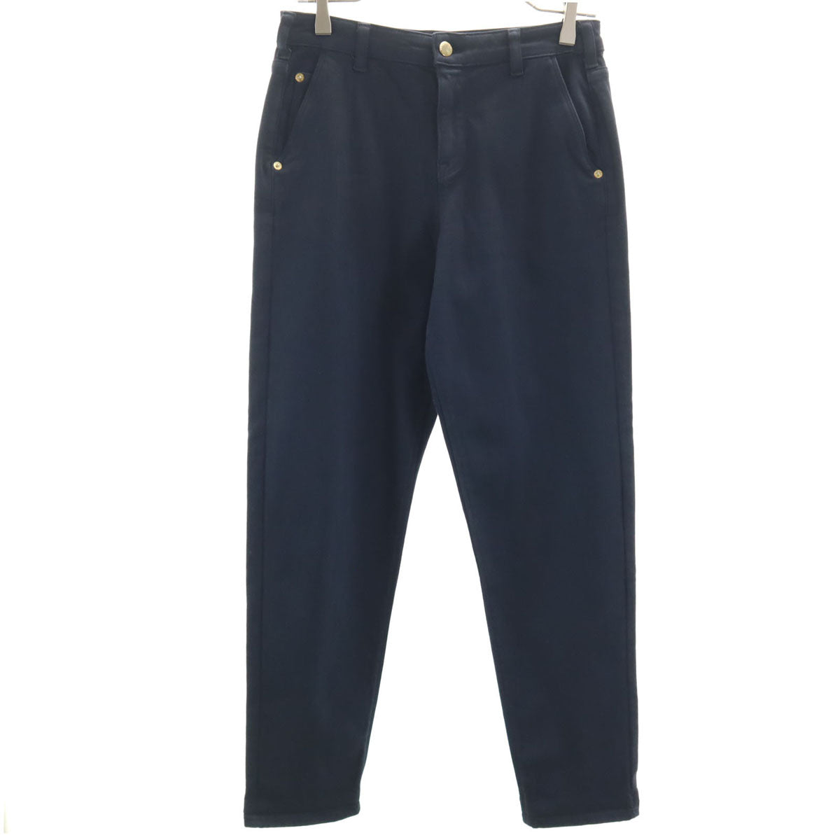 Emporio Armani エンポリオアルマーニ テーパードパンツ W25 ネイビー レディース