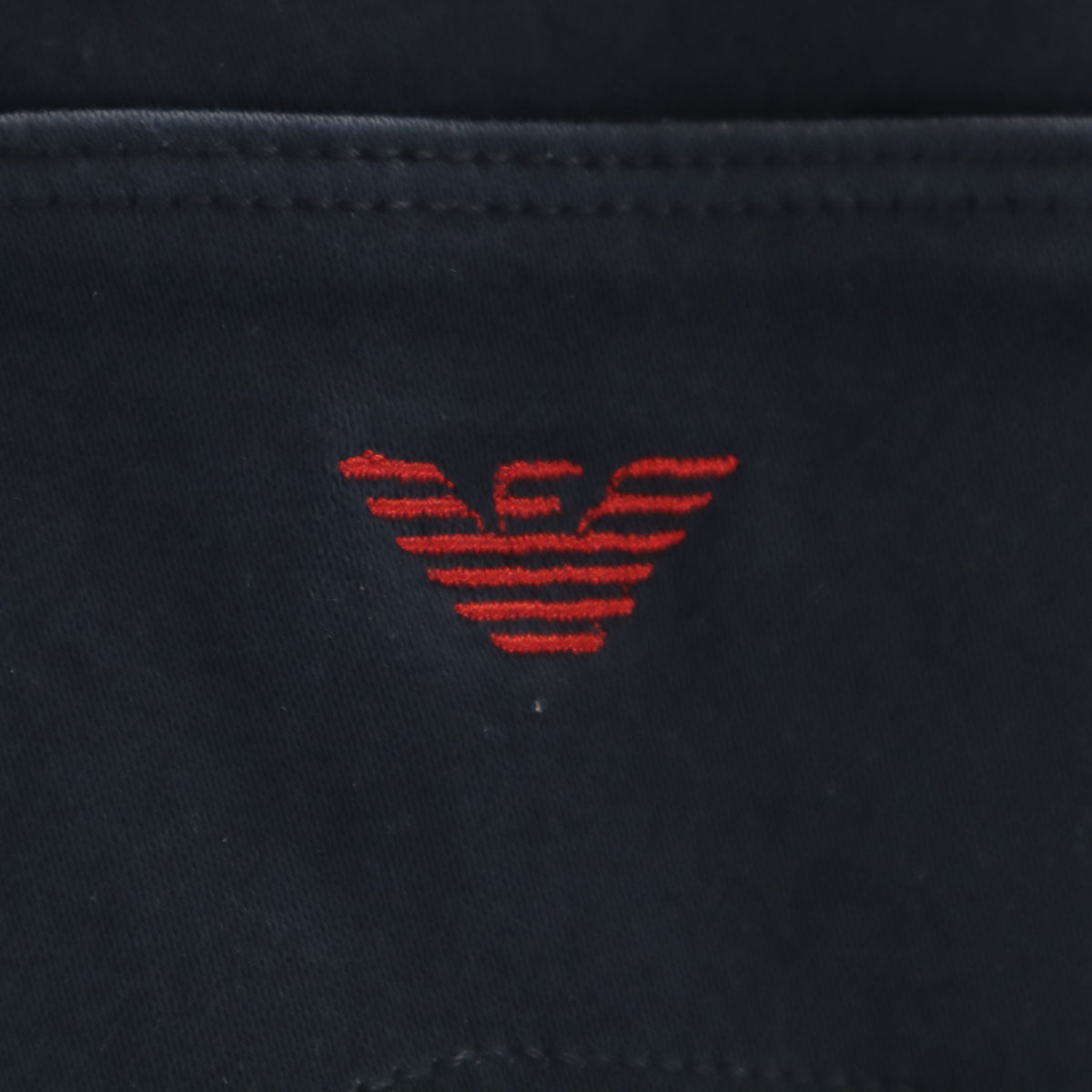 Emporio Armani エンポリオアルマーニ テーパードパンツ W25 ネイビー レディース