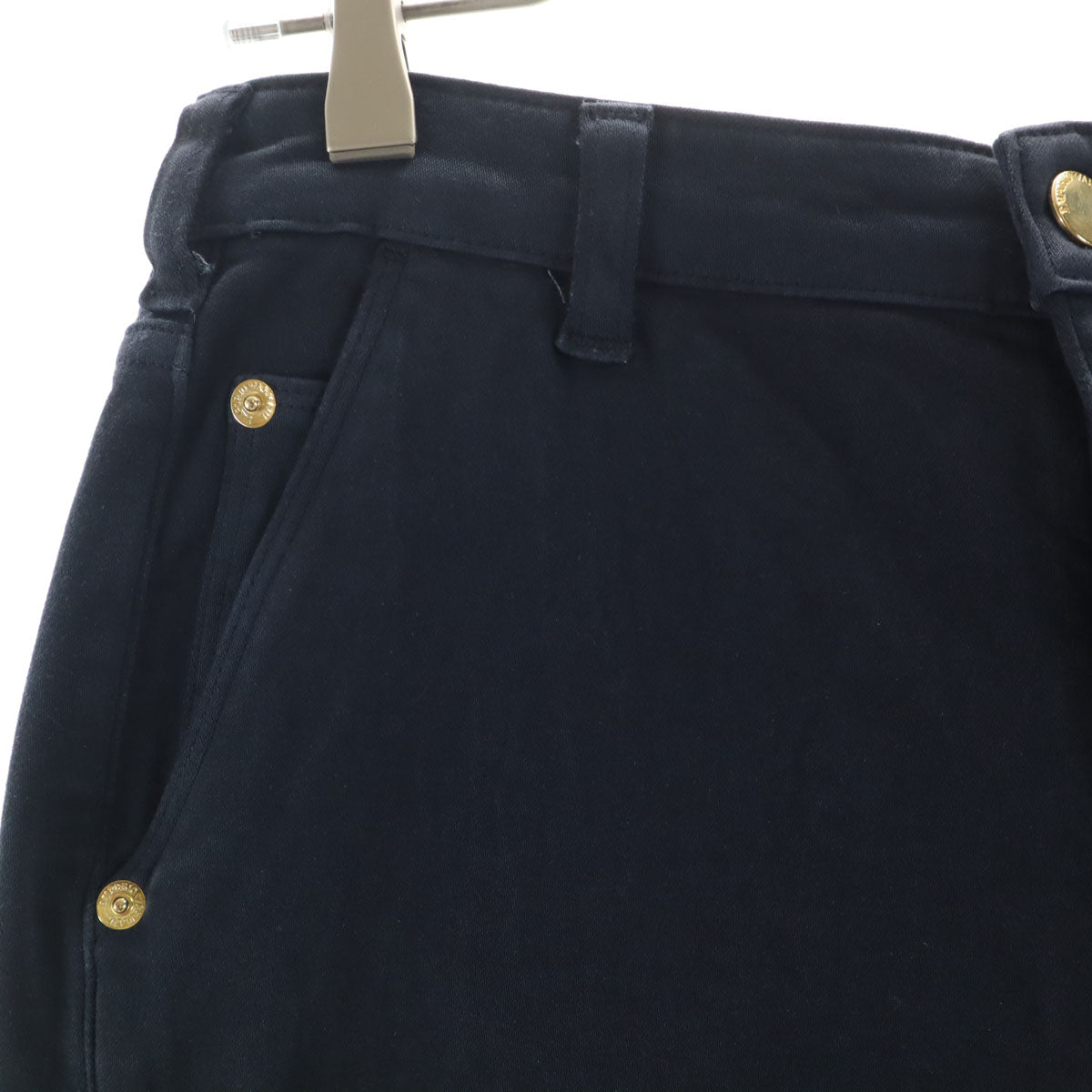 Emporio Armani エンポリオアルマーニ テーパードパンツ W25 ネイビー レディース