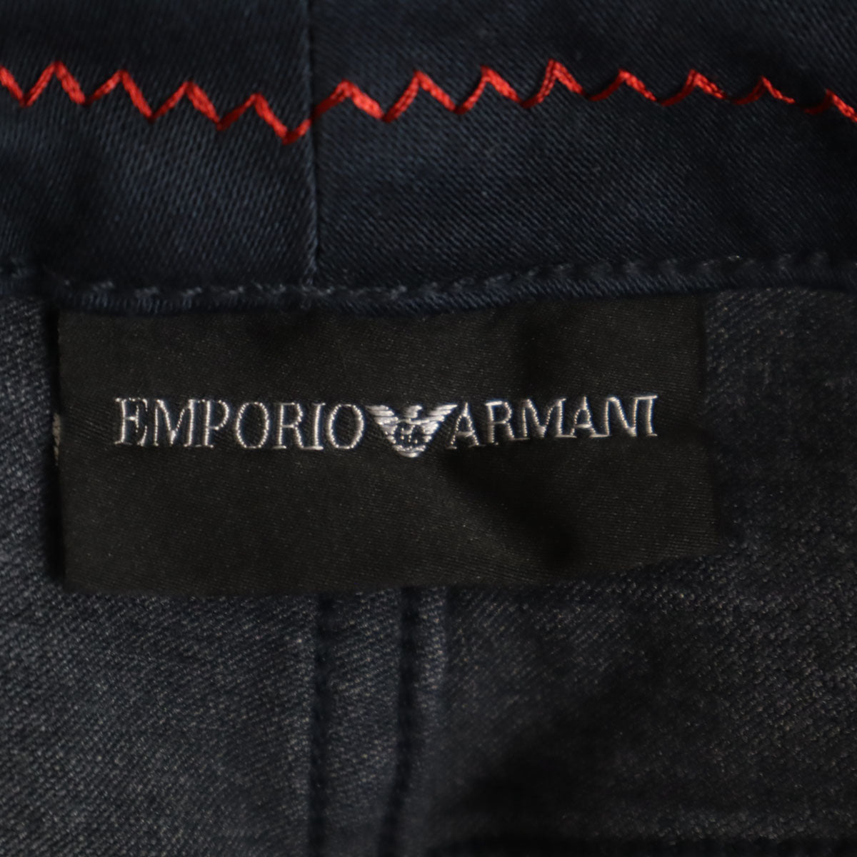 Emporio Armani エンポリオアルマーニ テーパードパンツ W25 ネイビー レディース