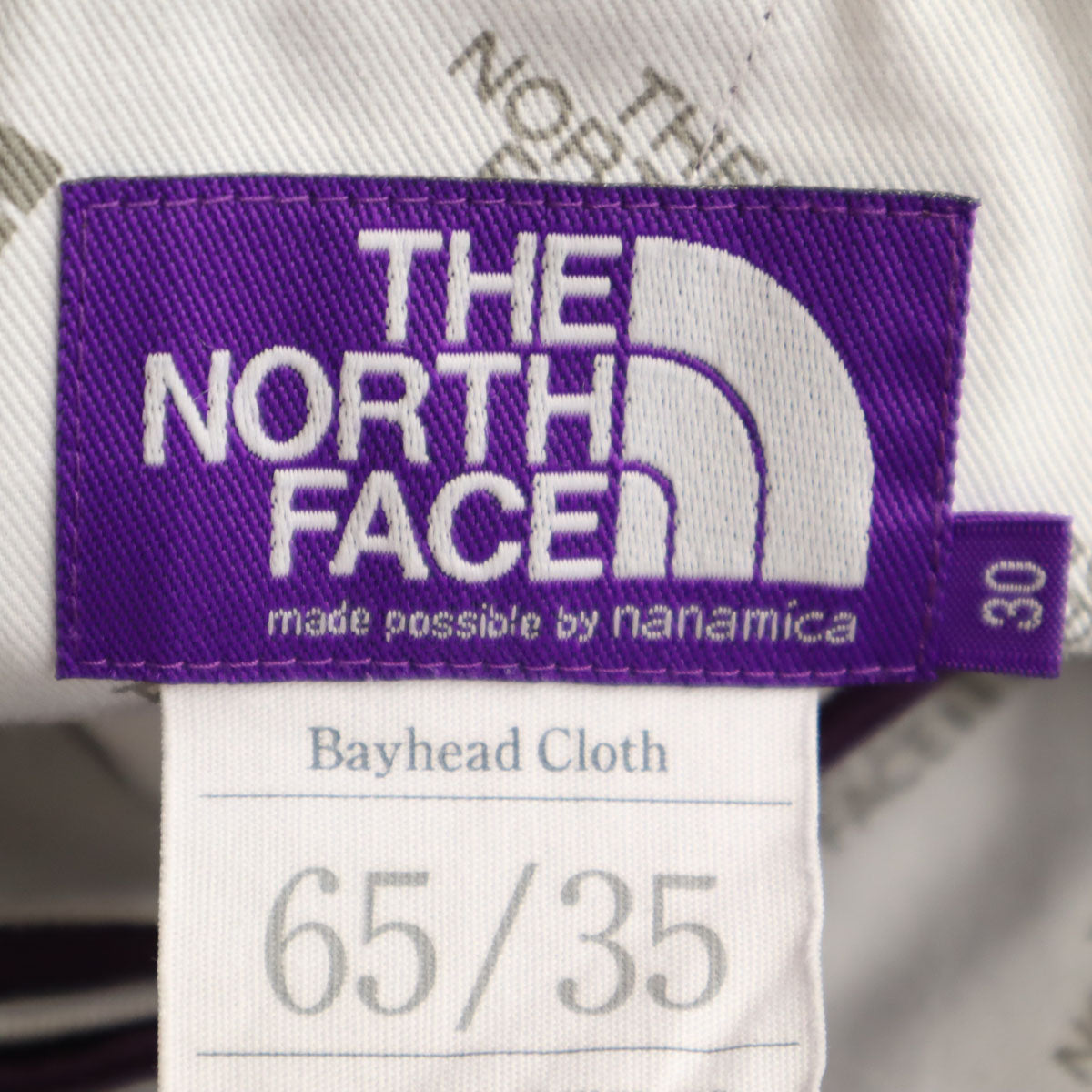 THE NORTH FACE ノースフェイス パープルレーベル 65/35 ベイヘッドクロス テーパードパンツ W30 パープル NT5968N アウトドア メンズ