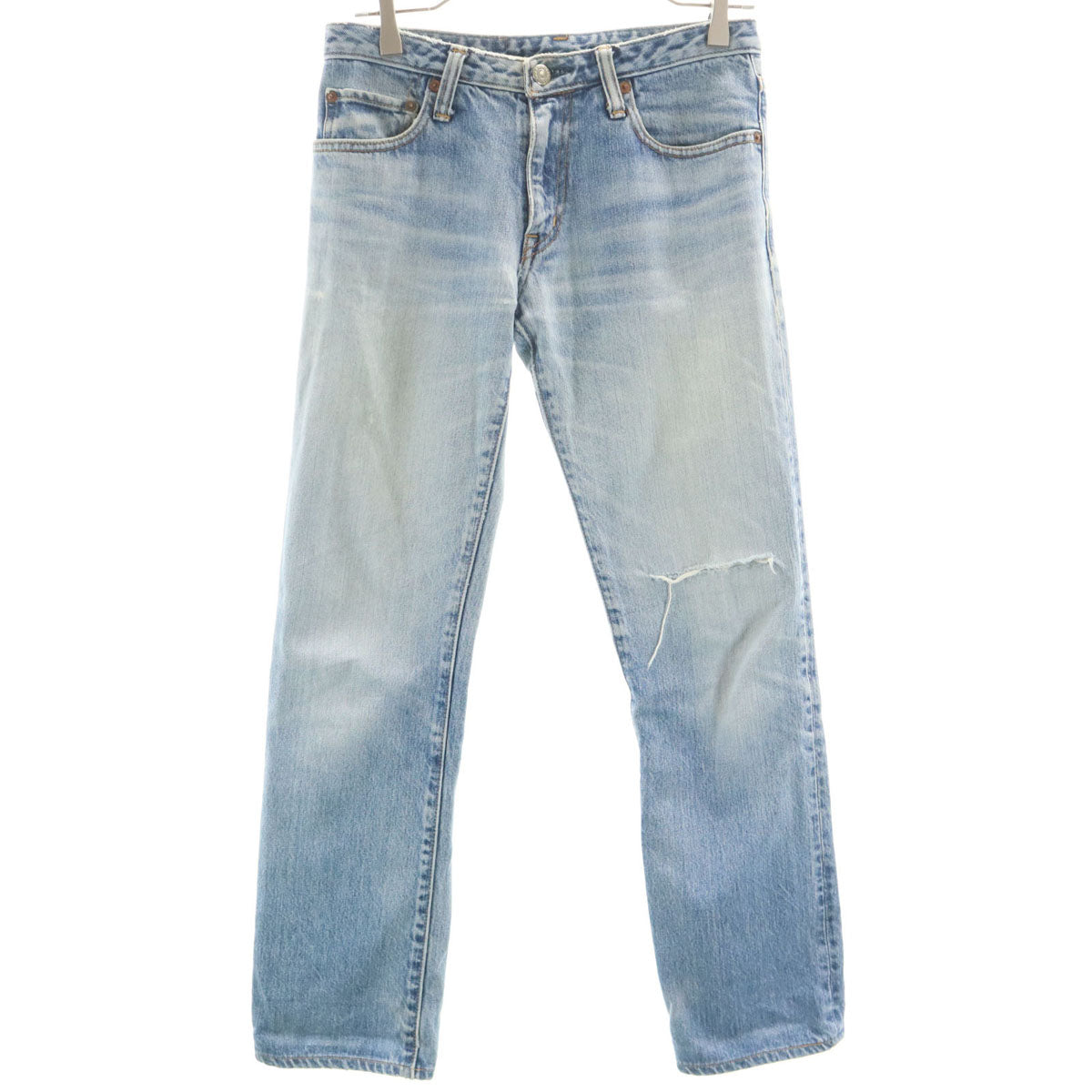 HOLLYWOOD RANCH MARKET ハリウッドランチマーケット 日本製 デニムパンツ W26 ブルー ジーンズ レディース
